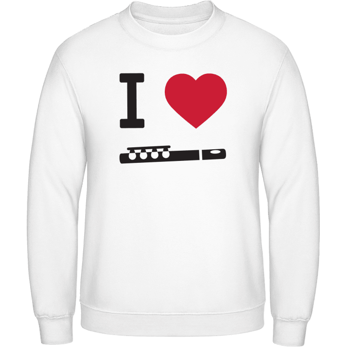 I Heart Flute Sweatshirt 0 image