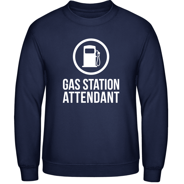 Gas Station Attendant Logo Tröja contain pic