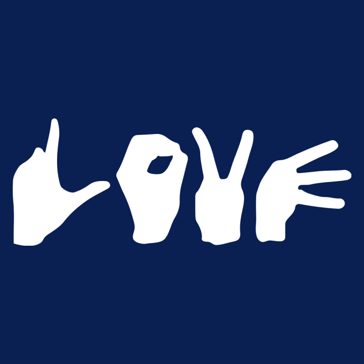Love Hand Signs Felpa con cappuccio da donna 0 image