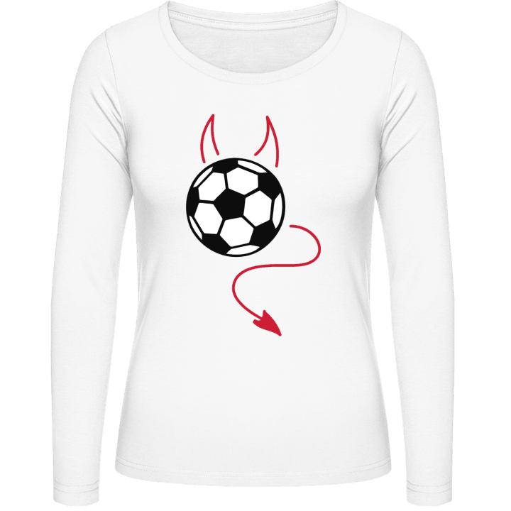 Football Devil Langermet skjorte for kvinner contain pic