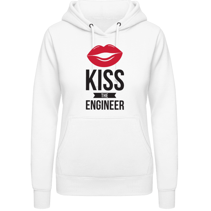 Kiss The Engineer Hoodie för kvinnor contain pic