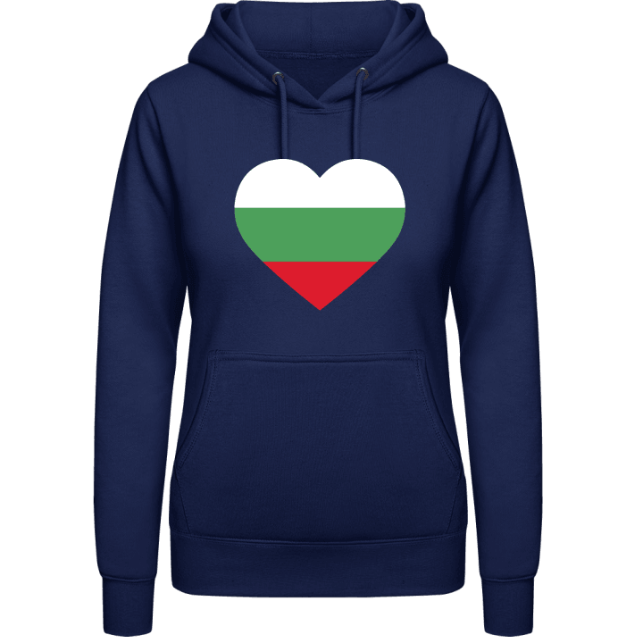 Bulgaria Heart Felpa con cappuccio da donna contain pic