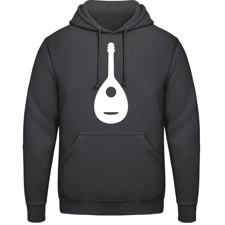 Mandolin Instrument Silhouette Hoodie contain pic