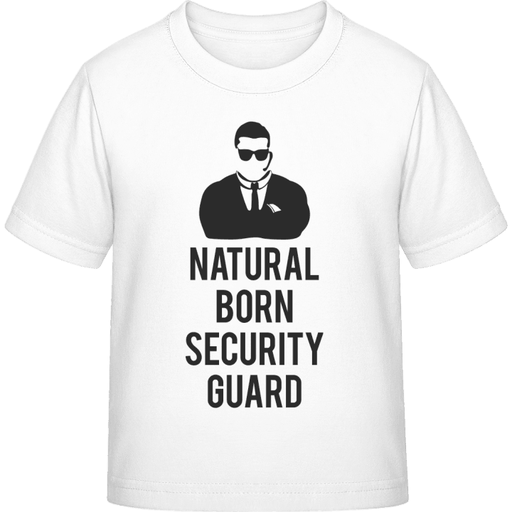 Natural Born Security Guard T-shirt för barn contain pic