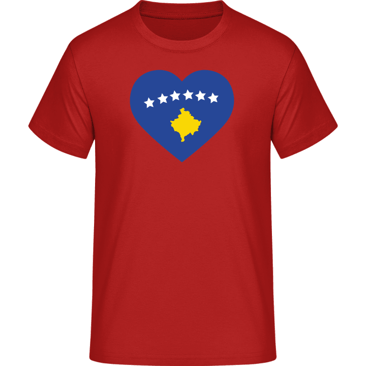 Kosovo Heart Flag T-Shirt 0 image