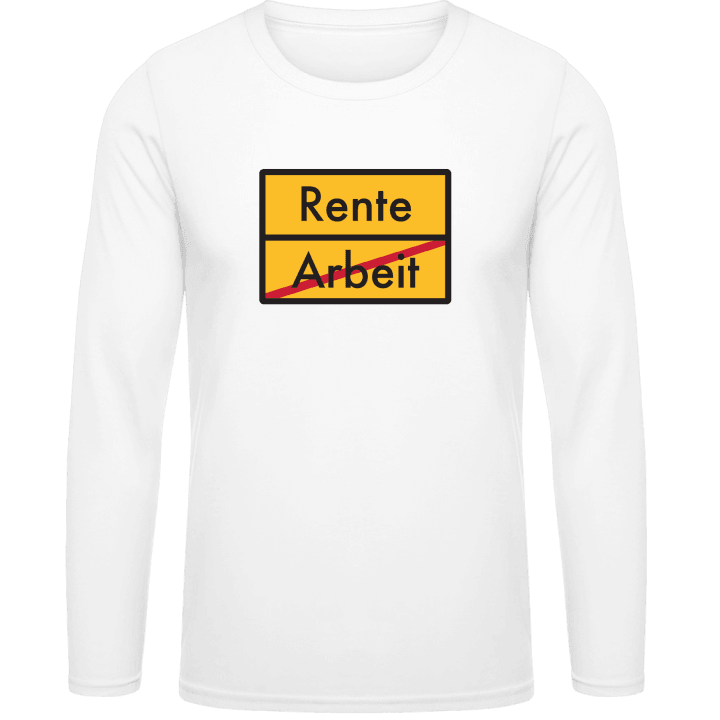 Arbeit Rente Langarmshirt contain pic