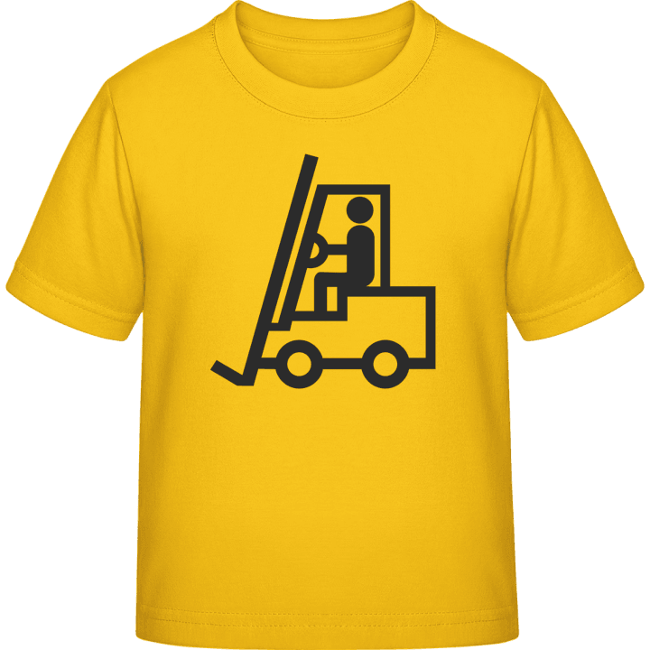 Forklift Driver T-shirt för barn contain pic