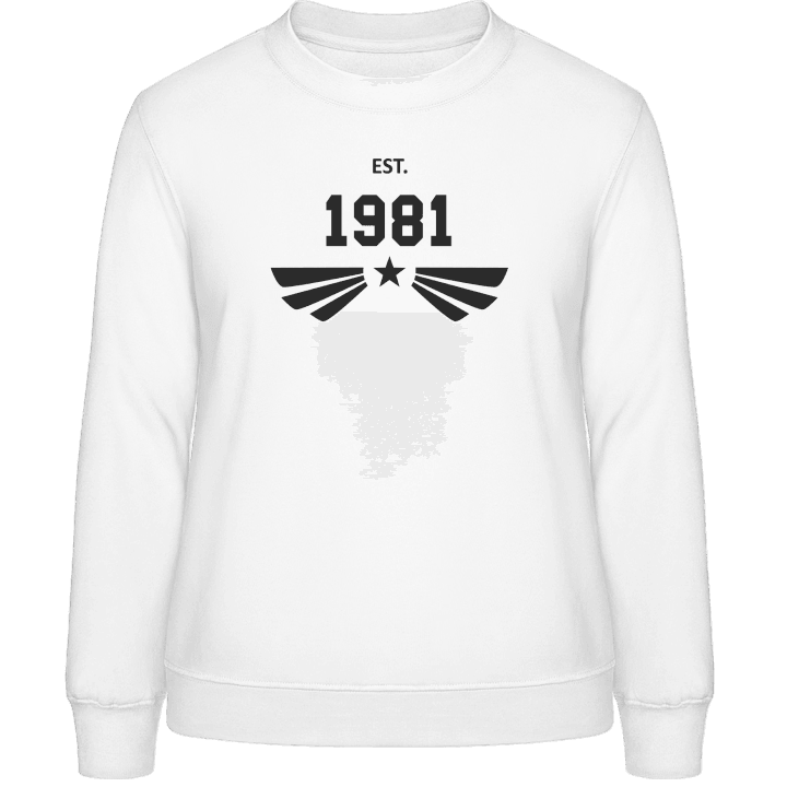 Est. 1981 Star Sweatshirt för kvinnor 0 image