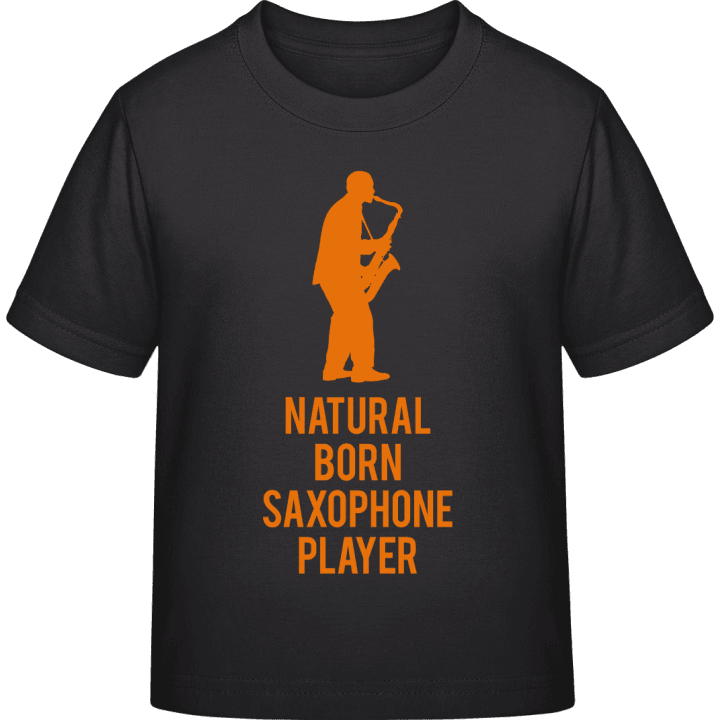 Natural Born Saxophone Player Kinderen T-shirt contain pic