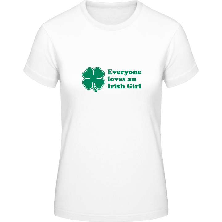 Everyone Loves An Irish Girl T-shirt för kvinnor 0 image