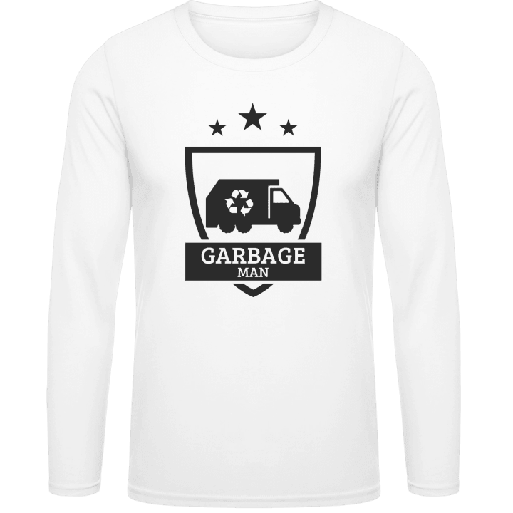Garbage Man Coat Of Arms Langermet skjorte contain pic