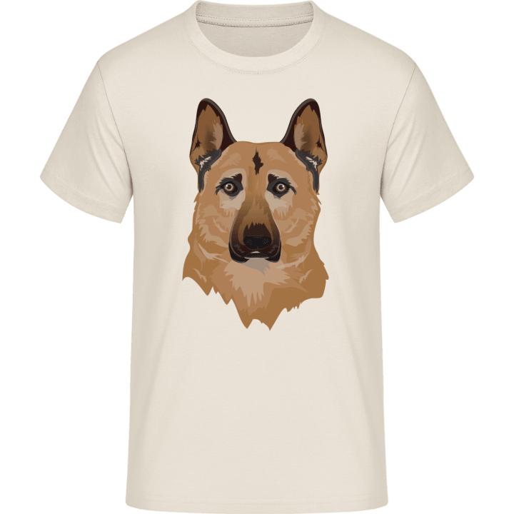 Deutscher Schäferhund Kopf Realistisch T-Shirt 0 image