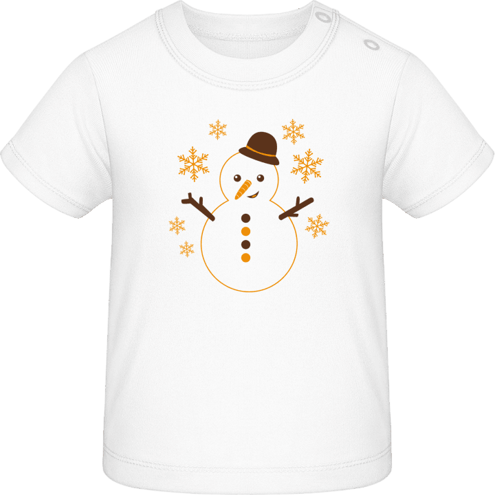 Happy Snowman Baby T-Shirt 0 image