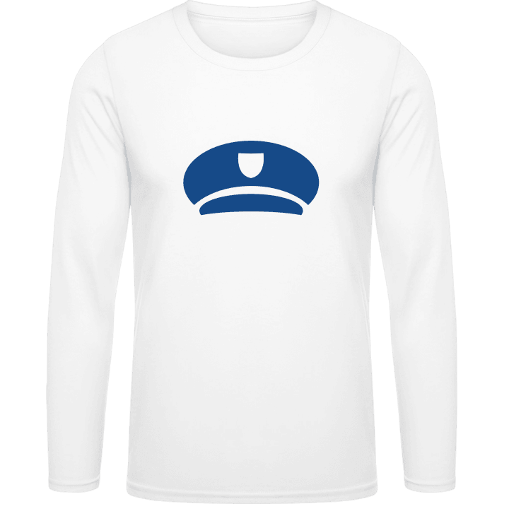 Police Hat T-shirt à manches longues contain pic