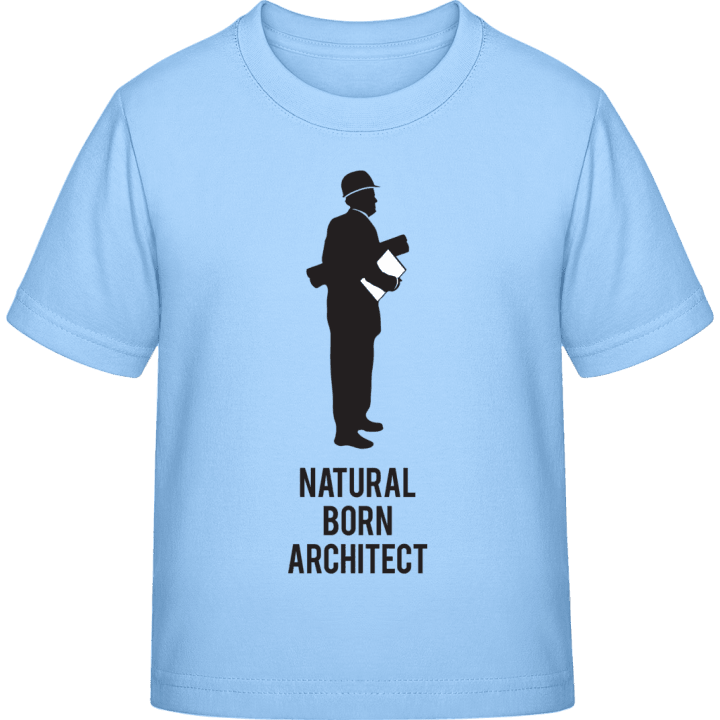 Natural Born Architect T-shirt för barn contain pic