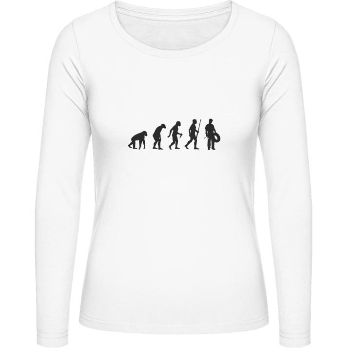 Auto Mechanic Evolution Vrouwen Lange Mouw Shirt contain pic