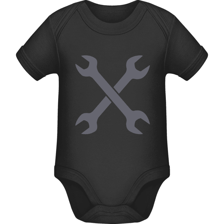Crossed Wrench Baby romper kostym contain pic