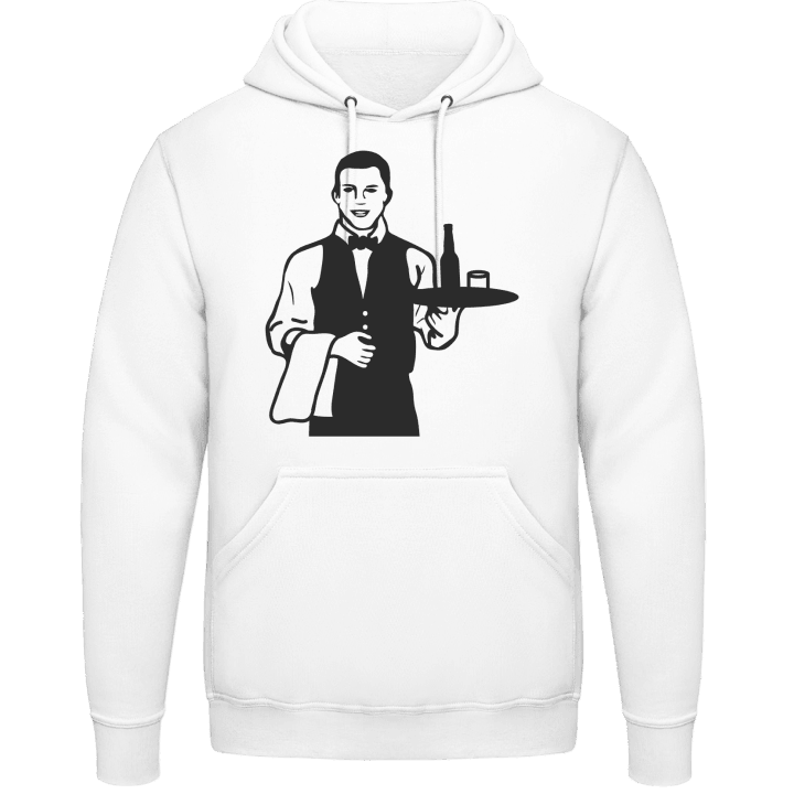Waiter Silhouette Hoodie contain pic
