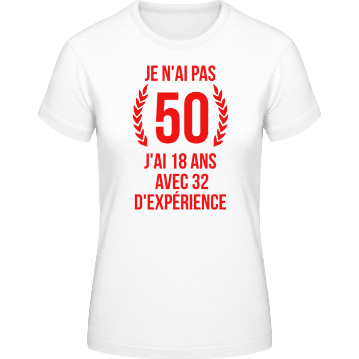 50 ans anniversaire T-shirt pour femme 0 image