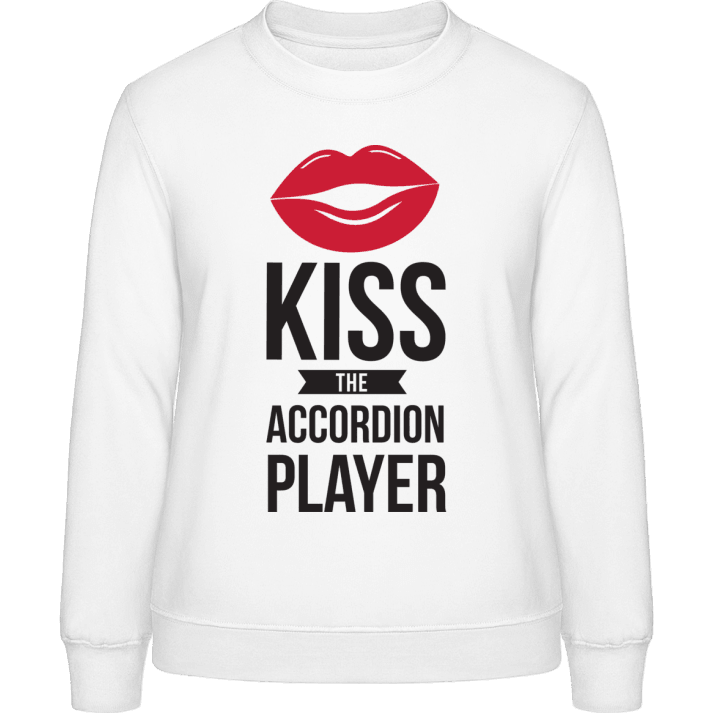 Kiss The Accordion Player Sudadera de mujer contain pic