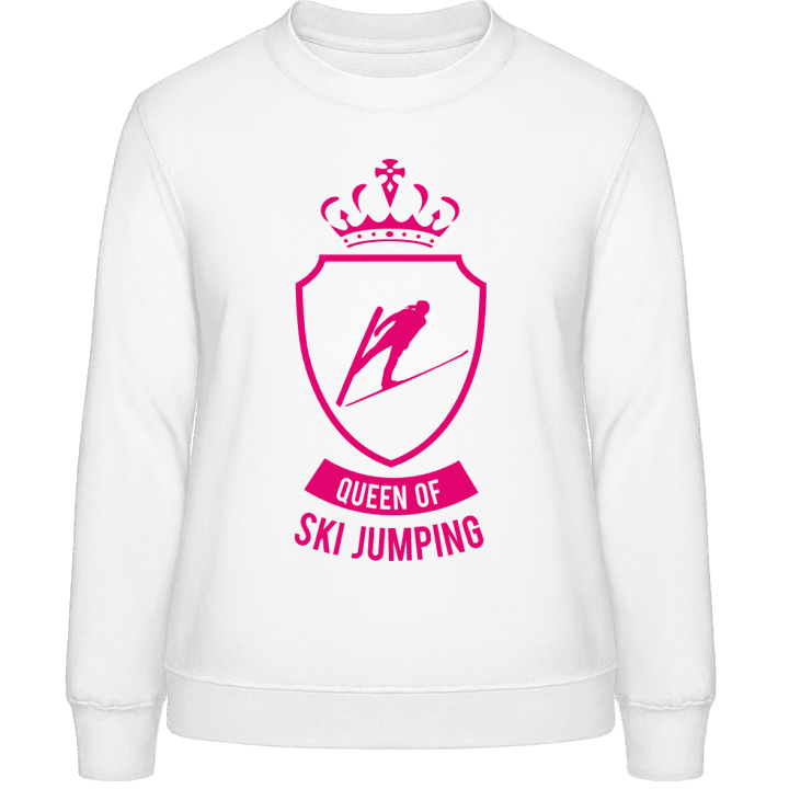 Queen Of Ski Jumping Frauen Sweatshirt contain pic
