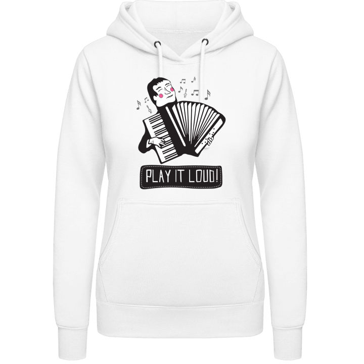 Accordionist Play It Loud Vrouwen Hoodie contain pic