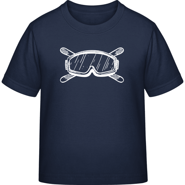 Snowboard Sking Goggle Kinder T-Shirt contain pic