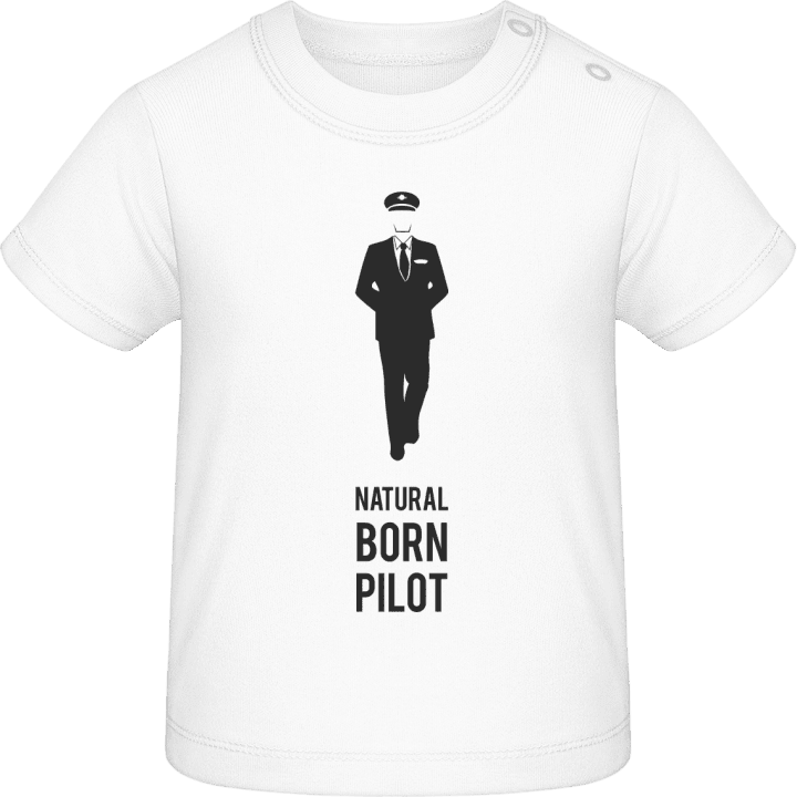 Natural Born Pilot T-shirt för bebisar contain pic