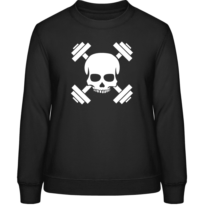 Fitness Training Skull Frauen Sweatshirt contain pic