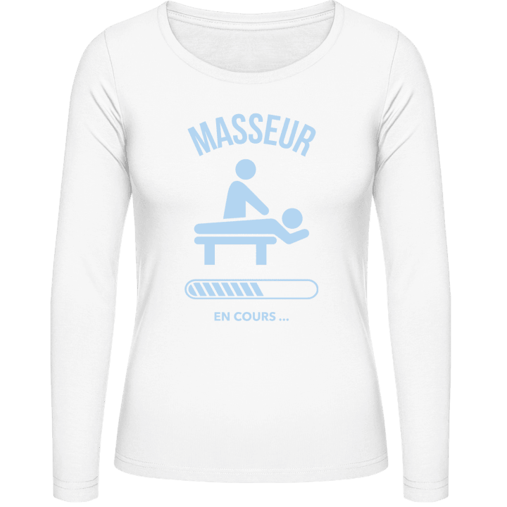 Masseur en cours Frauen Langarmshirt contain pic