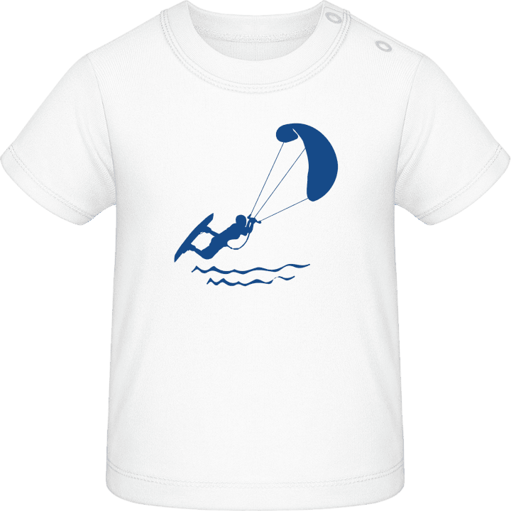 Kitesurfer Silhouette T-shirt för bebisar contain pic