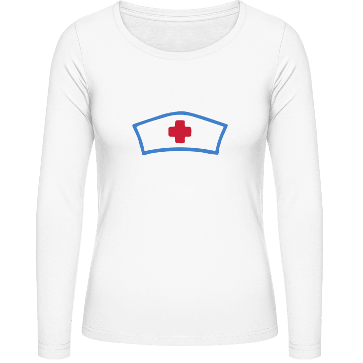 Nurse Hat T-shirt à manches longues pour femmes contain pic