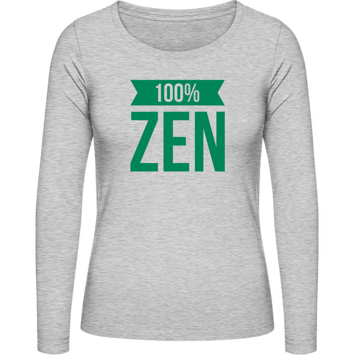 100 Zen Camisa de manga larga para mujer contain pic