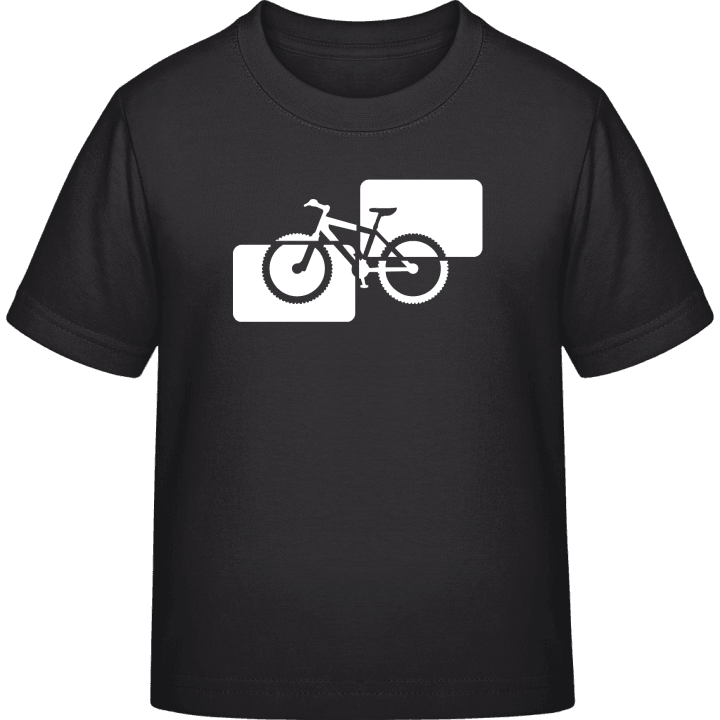 Blue Mountain Bike T-shirt för barn contain pic