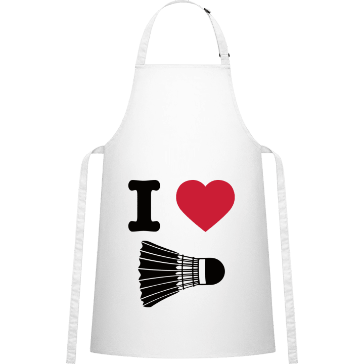 I Heart Badminton Förkläde för matlagning contain pic