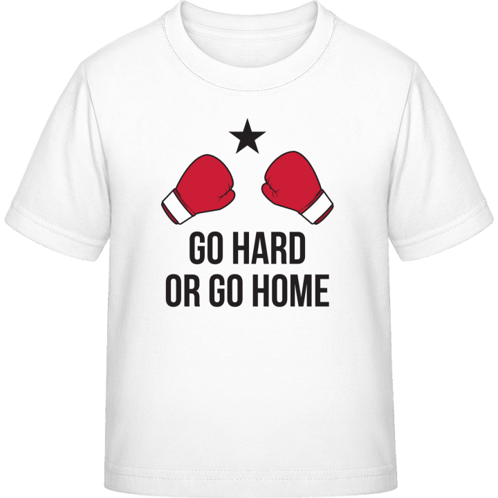 Go Hard Or Go Home T-shirt för barn contain pic