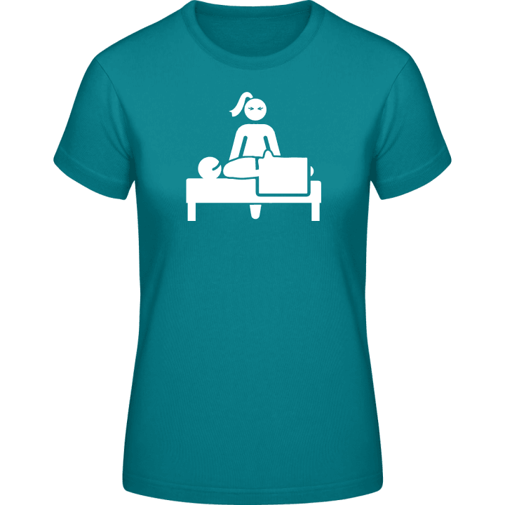 Massage Happy Ending Vrouwen T-shirt contain pic
