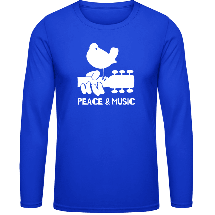 Peace And Music Shirt met lange mouwen contain pic
