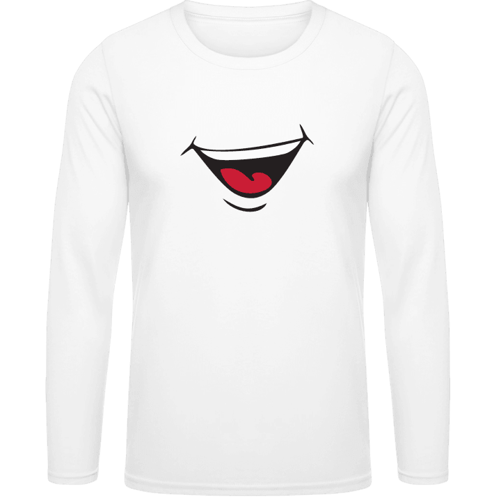 Smiley Mouth Long Sleeve Shirt contain pic