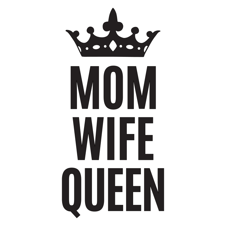 Mom Wife Queen Vrouwen Hoodie 0 image