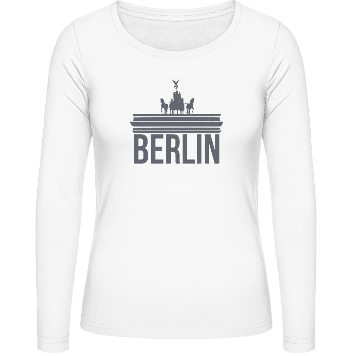 Berlin Brandenburger Tor Langermet skjorte for kvinner contain pic