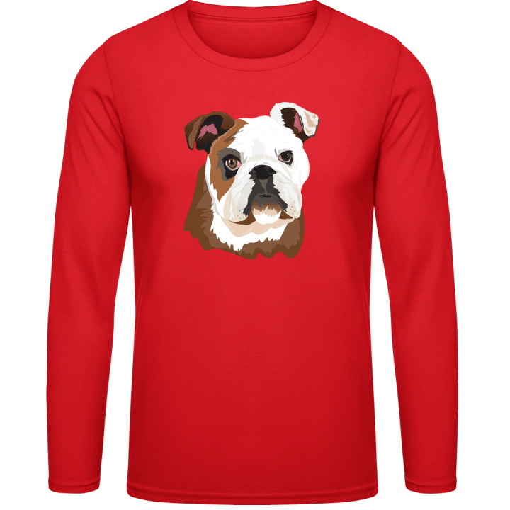 Bulldog Head Realistic Long Sleeve Shirt 0 image