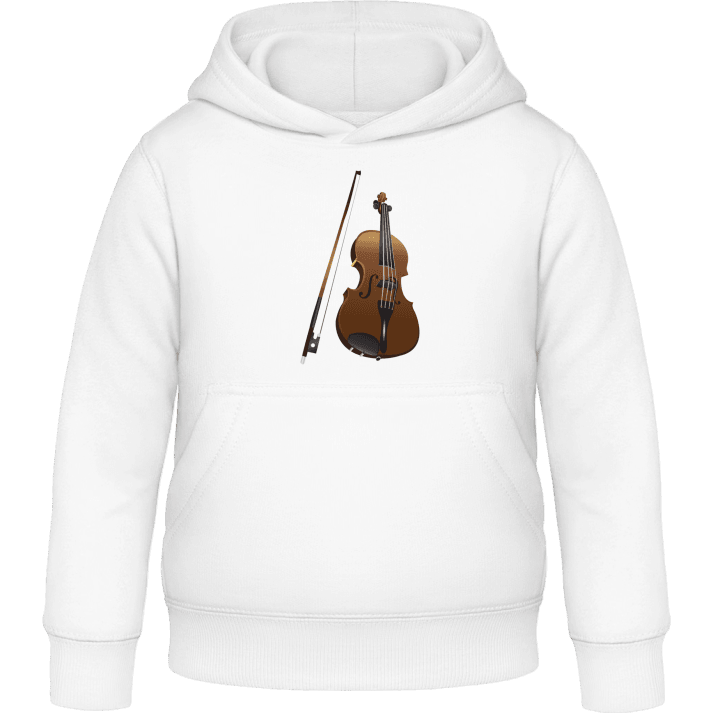 Geige Realistisch Kinder Kapuzenpulli contain pic