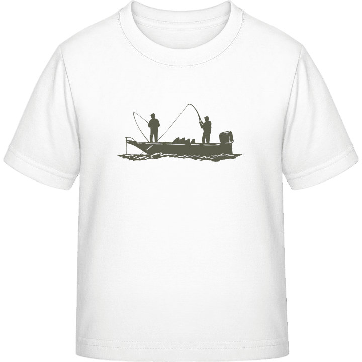 Fishing in a Boat Kids T-shirt contain pic