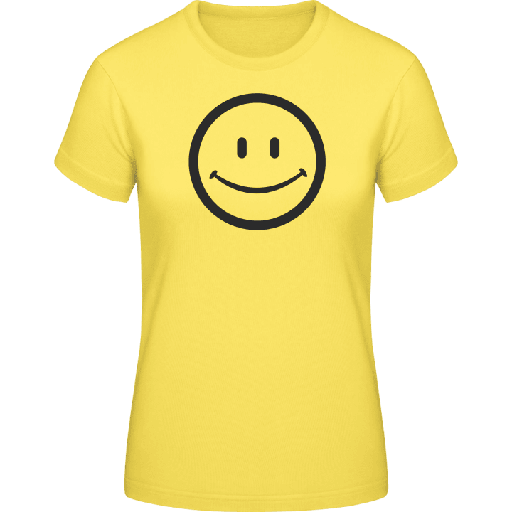 Smiley T-skjorte for kvinner contain pic
