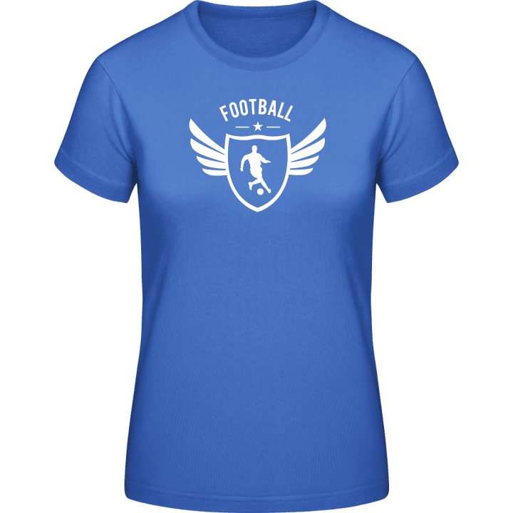 Football Winged T-shirt för kvinnor contain pic