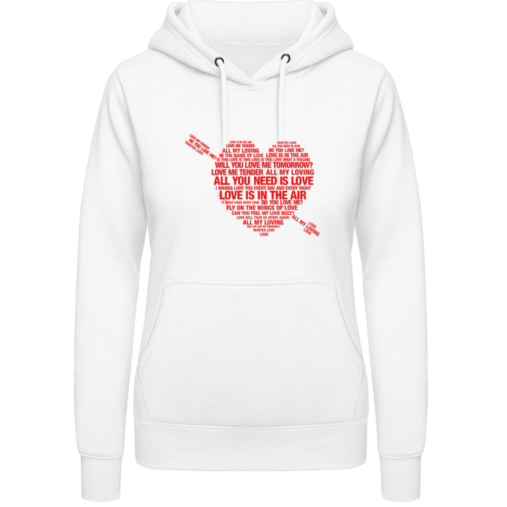 Love Songs Vrouwen Hoodie contain pic