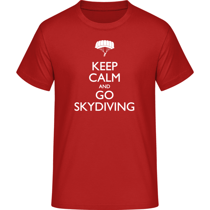 Keep Calm And Go Skydiving T-skjorte 0 image