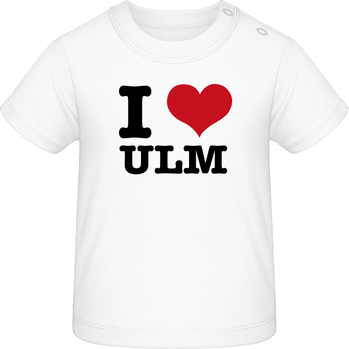 I Love Ulm Baby T-skjorte contain pic