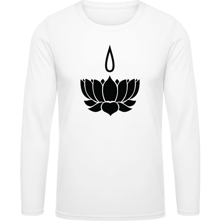 Ayyavali Lotus Flower Langermet skjorte contain pic